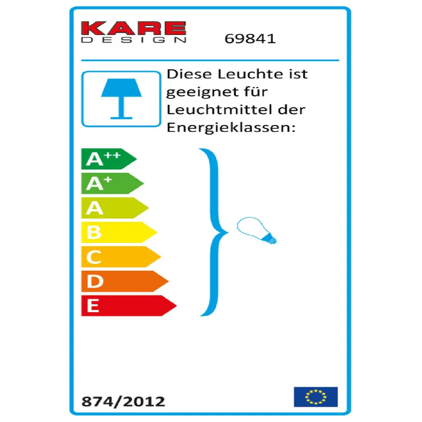 Stehleuchte "Calotta" energielabel