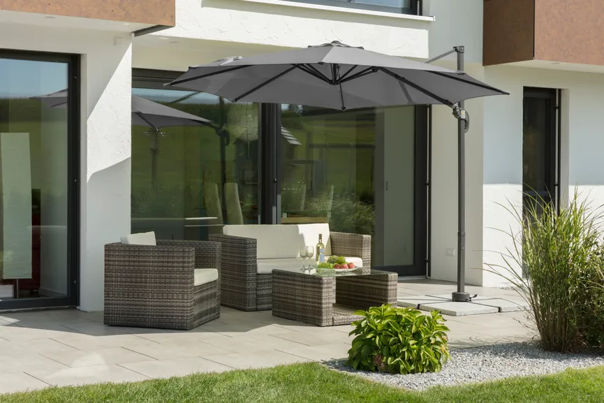 Junior Ampelschirm rund detail