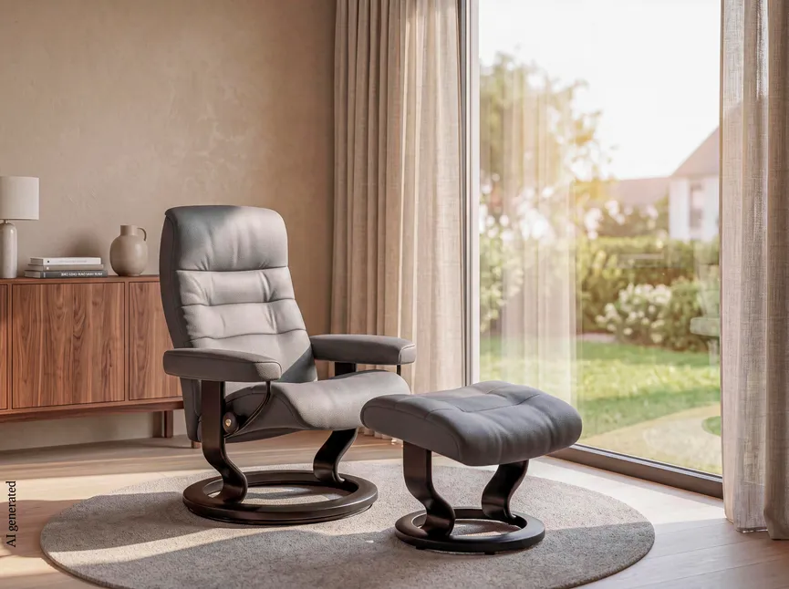 Sessel mit Hocker M Opal Classic von STRESSLESS