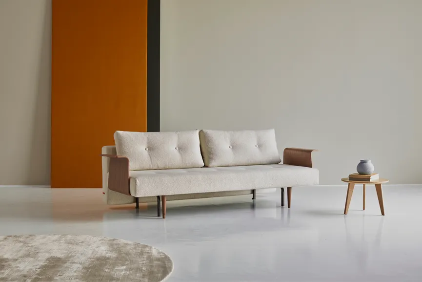 Sofa+AL dunkles Holz milieu