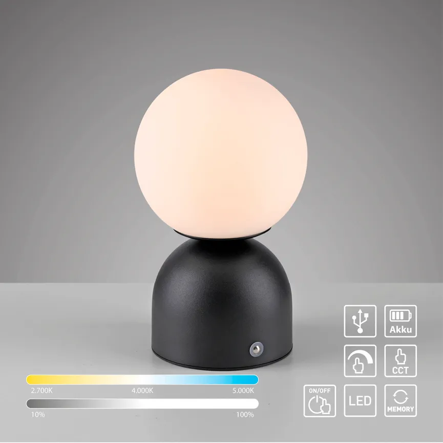 Akku-Tischleuchte "RUDI" detail