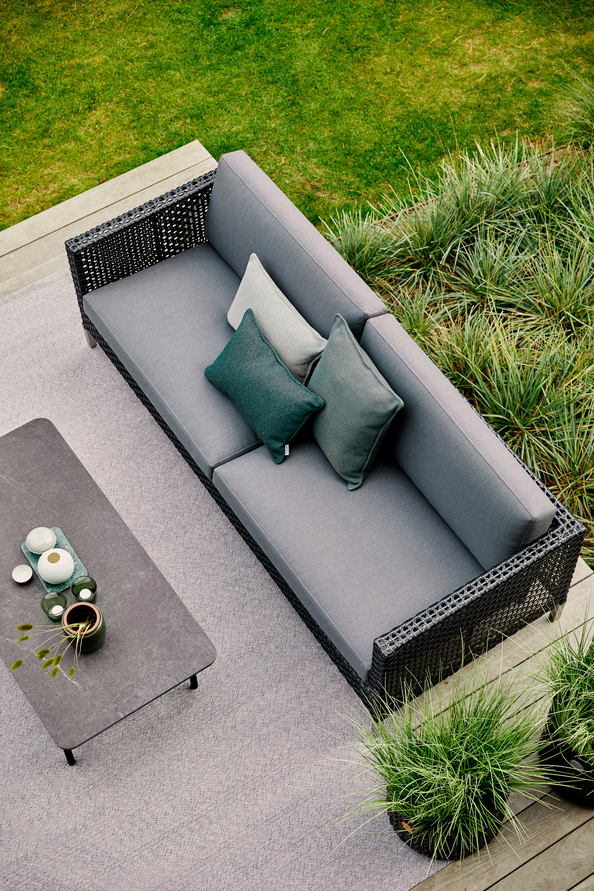 ***Set 3-sitzer Sofa + Kissen detail