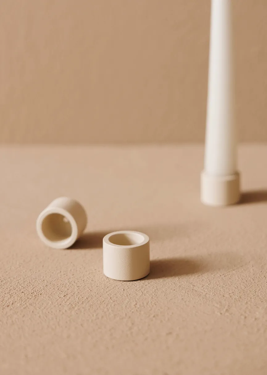 Kerzenständer 2er-Set milieu