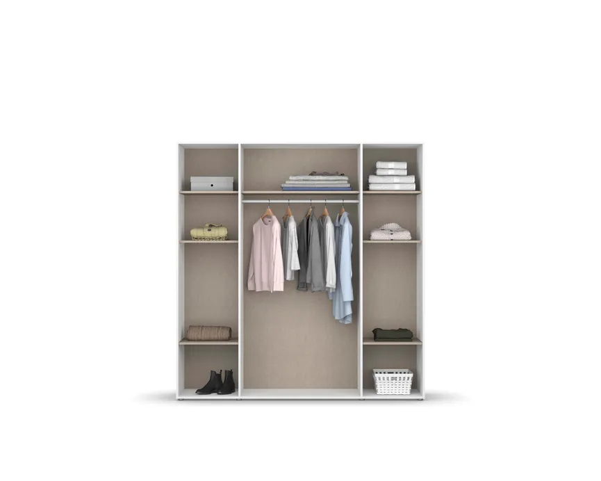 Drehtürenschrank 4-trg. detail