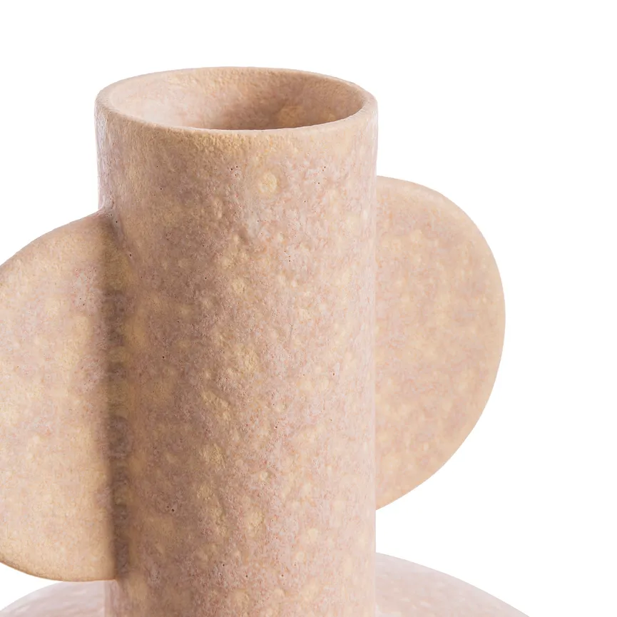 Vase "Mickey" rosa detail