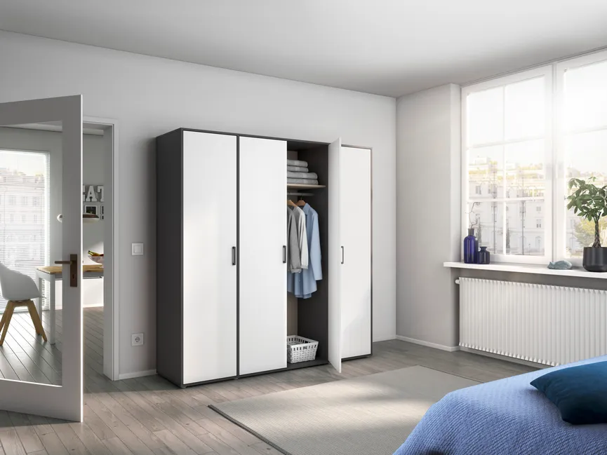 Drehtürenschrank 4-trg. milieu