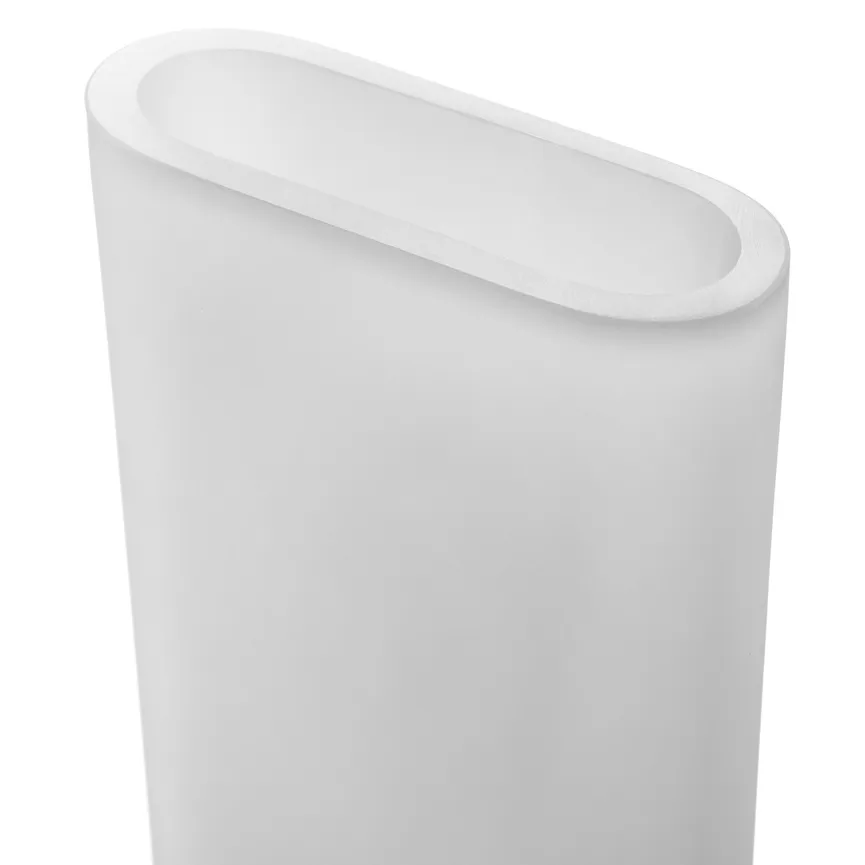 Vase "Turno" M weiß detail