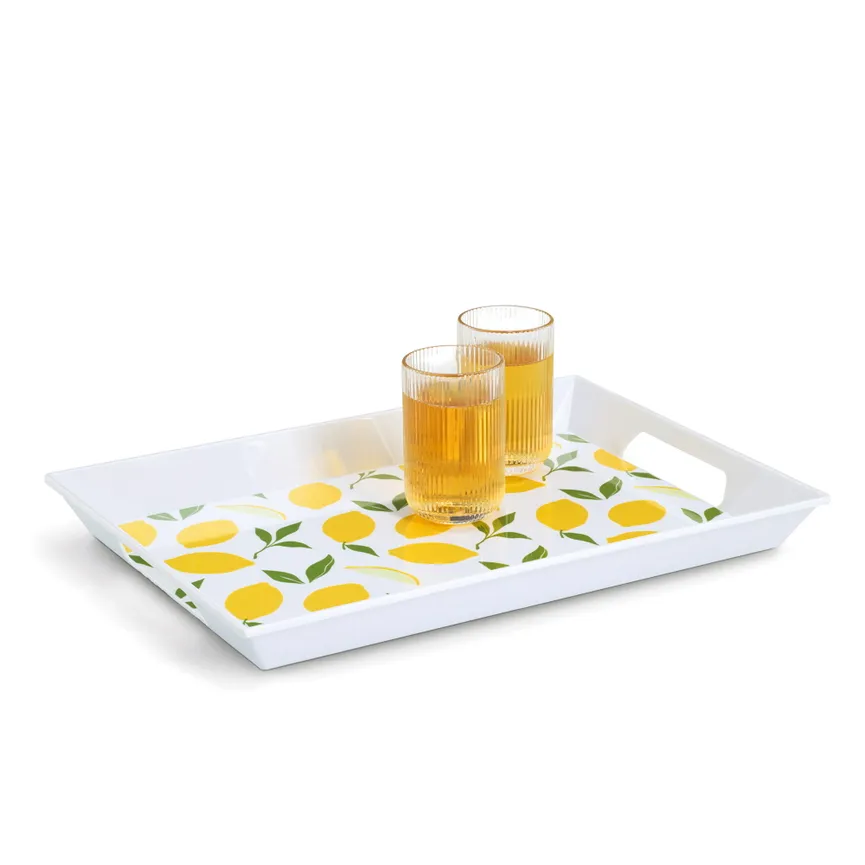 Tablett Lemons Melamin detail