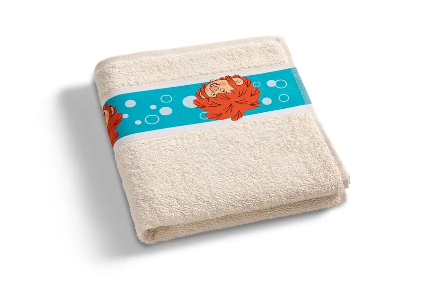 Handtuch "PUMUCKL" creme detail