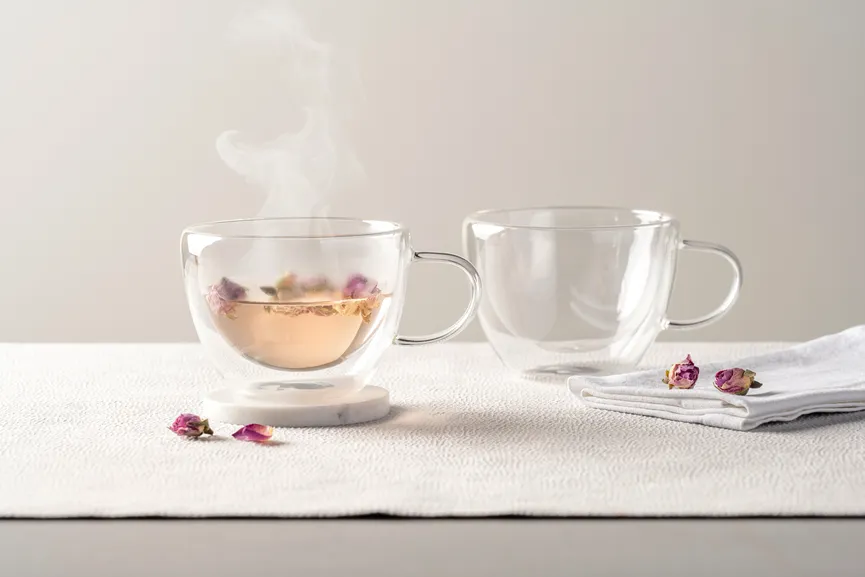 Becher "Duo" 2er-Set je 200 ml milieu