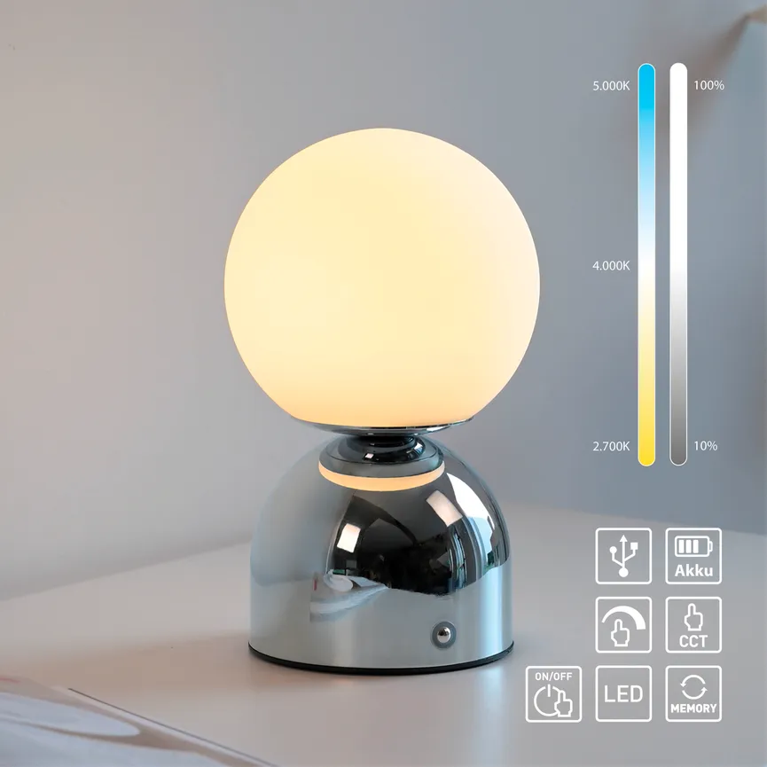 Akku-Tischleuchte "RUDI" detail