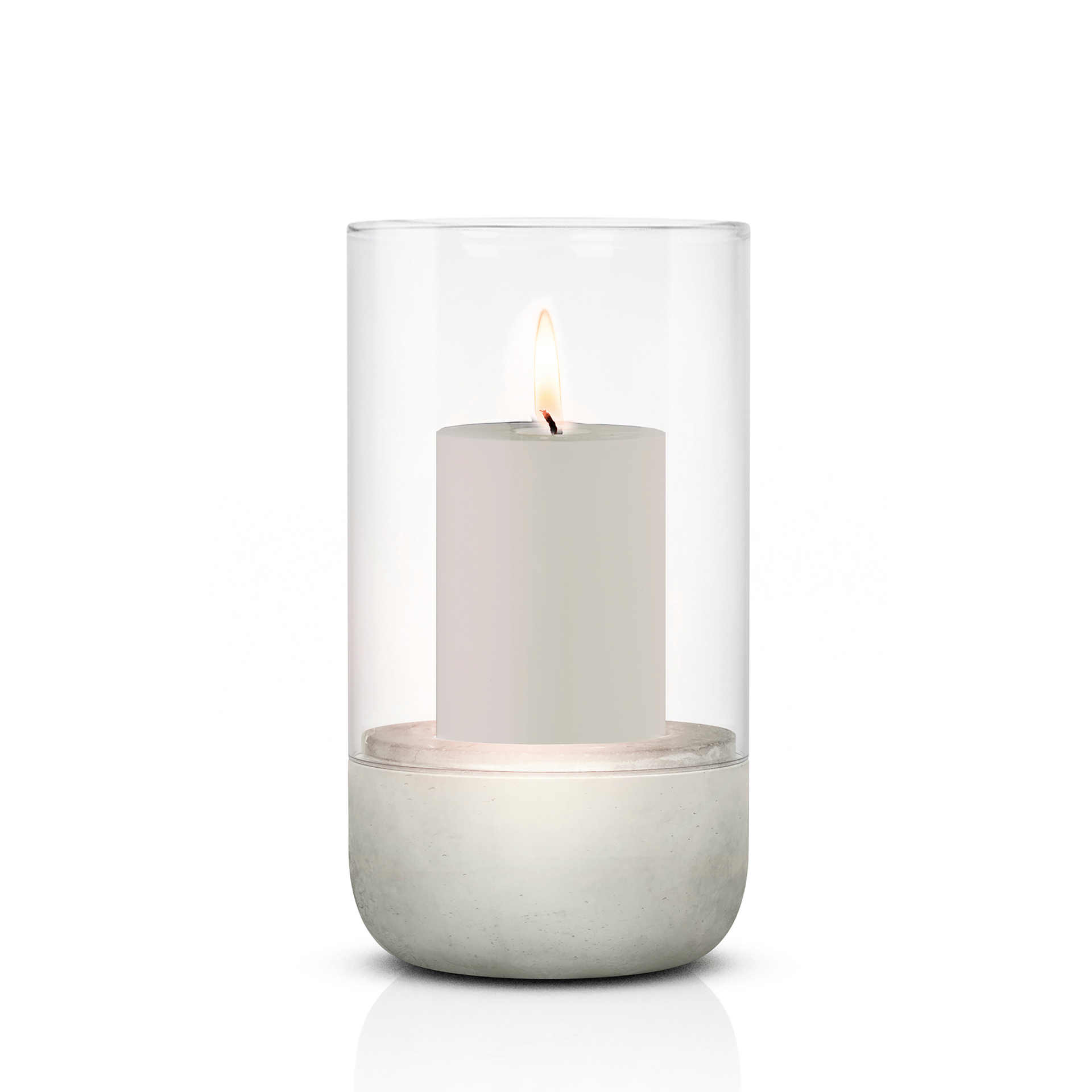 Windlicht "Calma" light grey hauptaufnahme