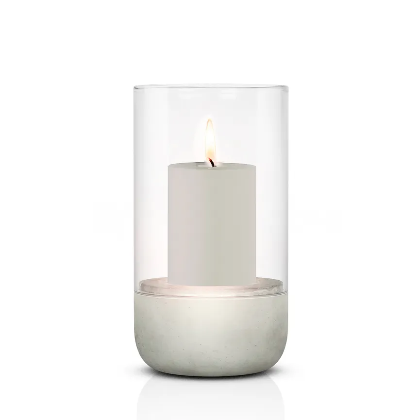 Windlicht "Calma" light grey hauptaufnahme