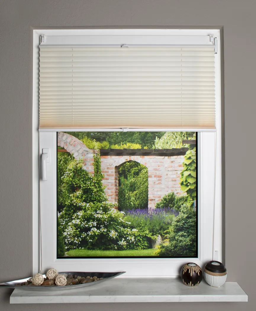 Plisseerollo Uni 70x210 milieu