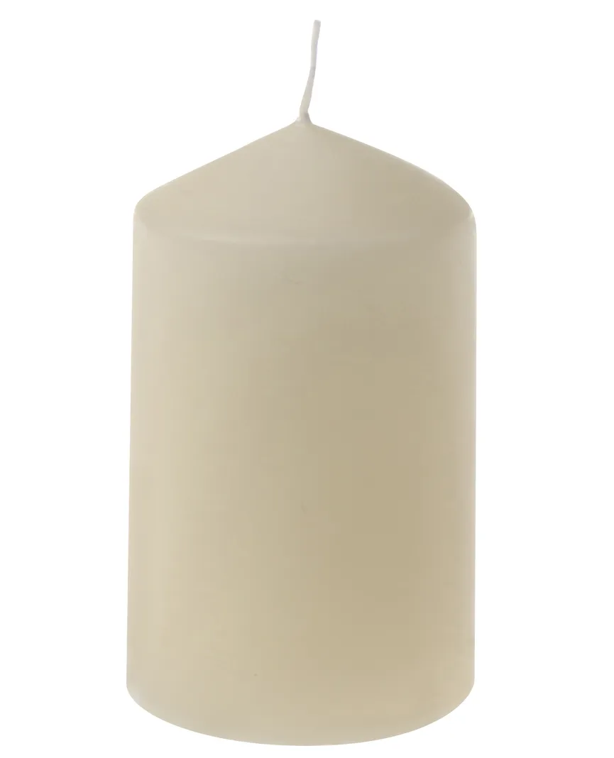 Stumpenkerze creme hauptaufnahme