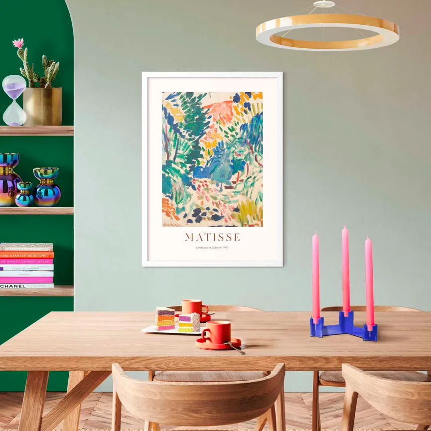 Bild gerahmt "Primary Garden" milieu