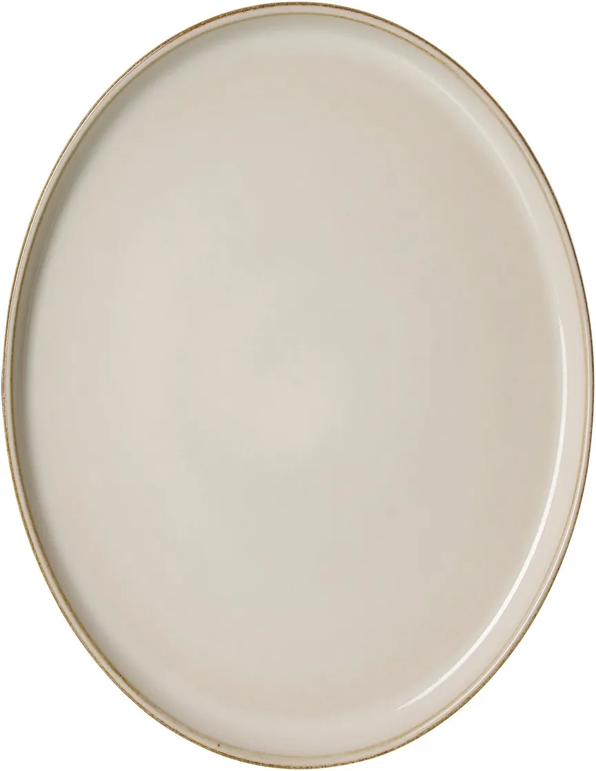 Platte "Olivia" S beige oval hauptaufnahme