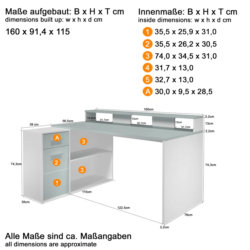 Schreibtisch detail