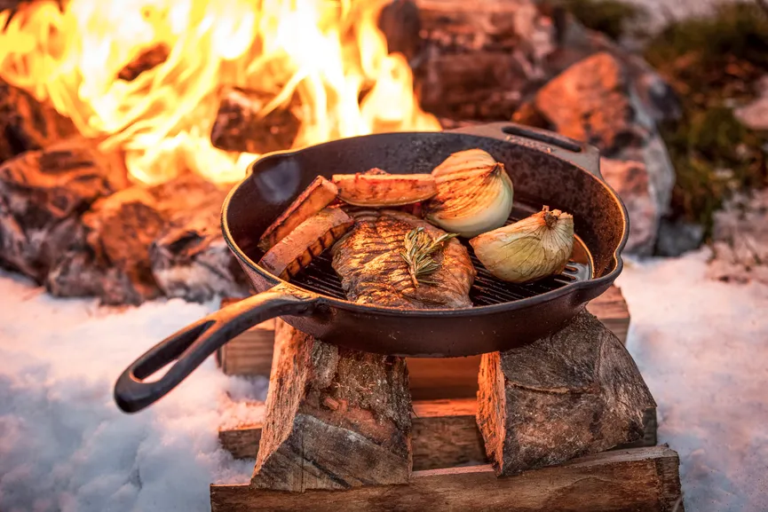Grill-Feuerpfanne Ø30cm milieu