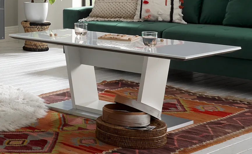 Couchtisch mit Bodenplatte material_farbe