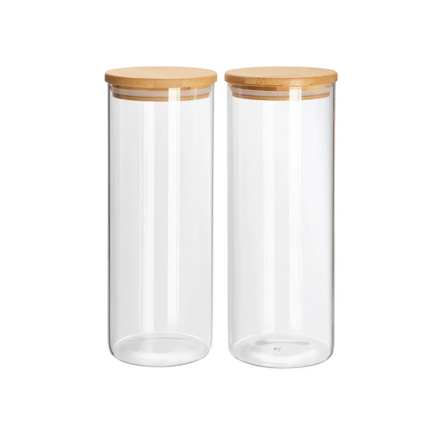 Vorratsglas mit Holzdeckel 2er hauptaufnahme