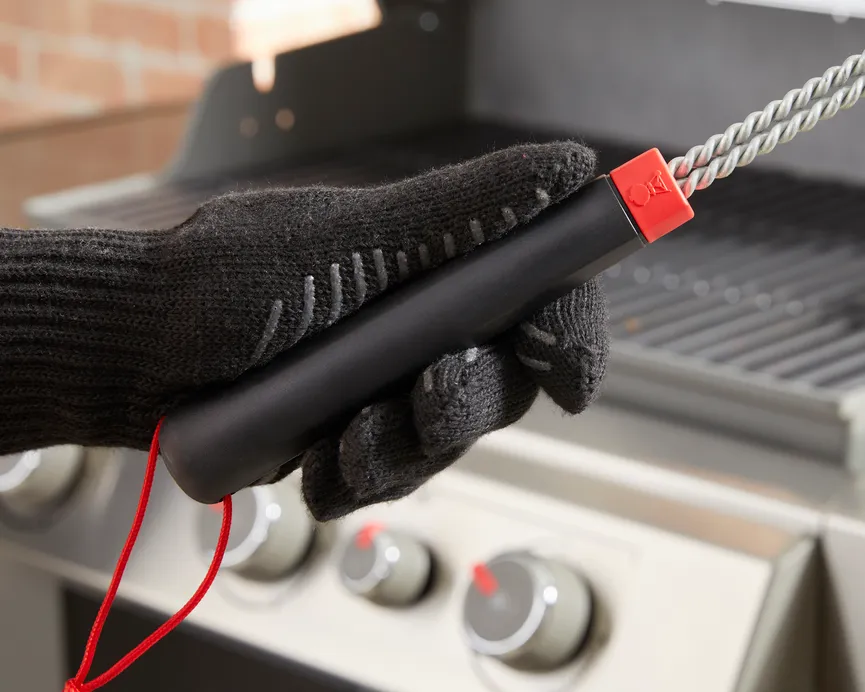 schmale Grillbürste detail