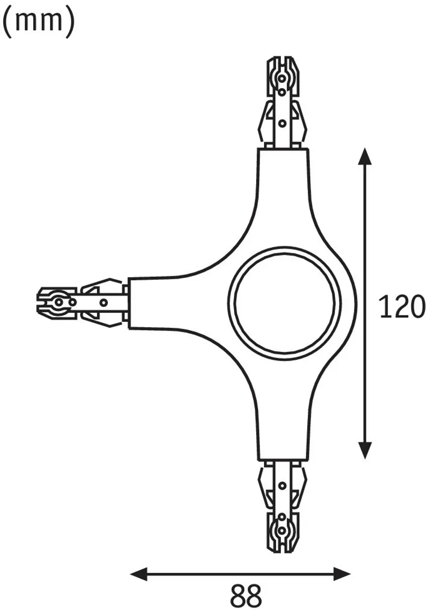 LED T-Verbinder "URail" detail