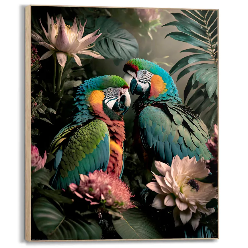 Bild gerahmt "Tropical Love" hauptaufnahme