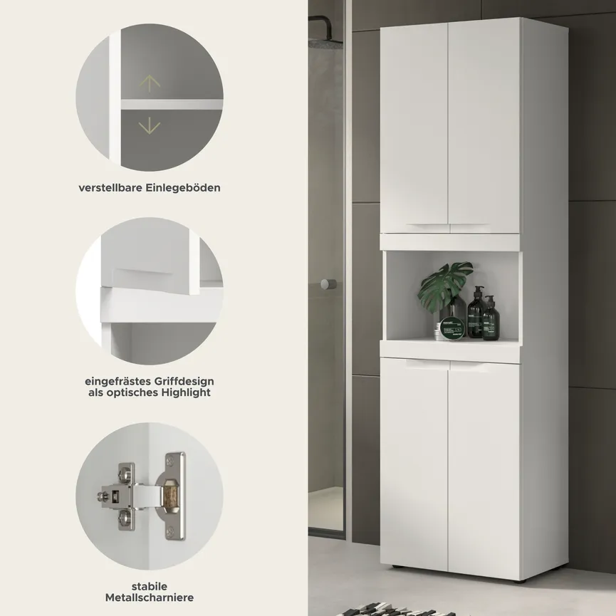 Hochschrank breit detail