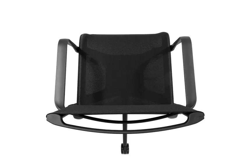 Drehstuhl schwarz detail