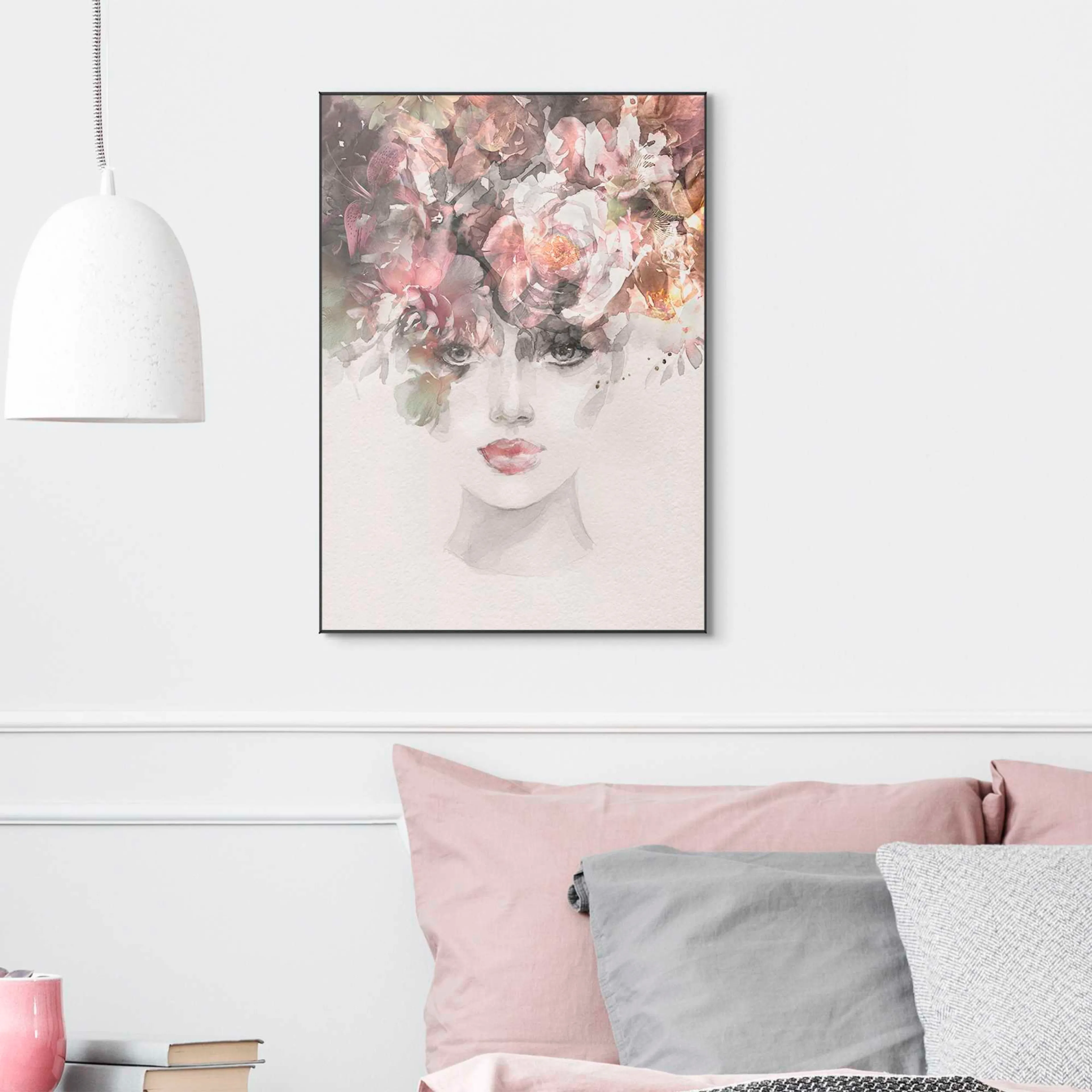 Wandbild 50 x 70 cm Aquarel Beauty