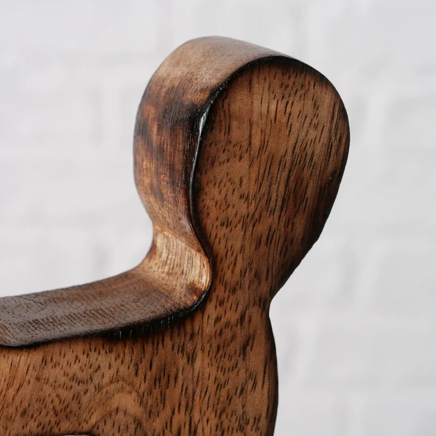 Figur "Stoppy" Männchen braun detail