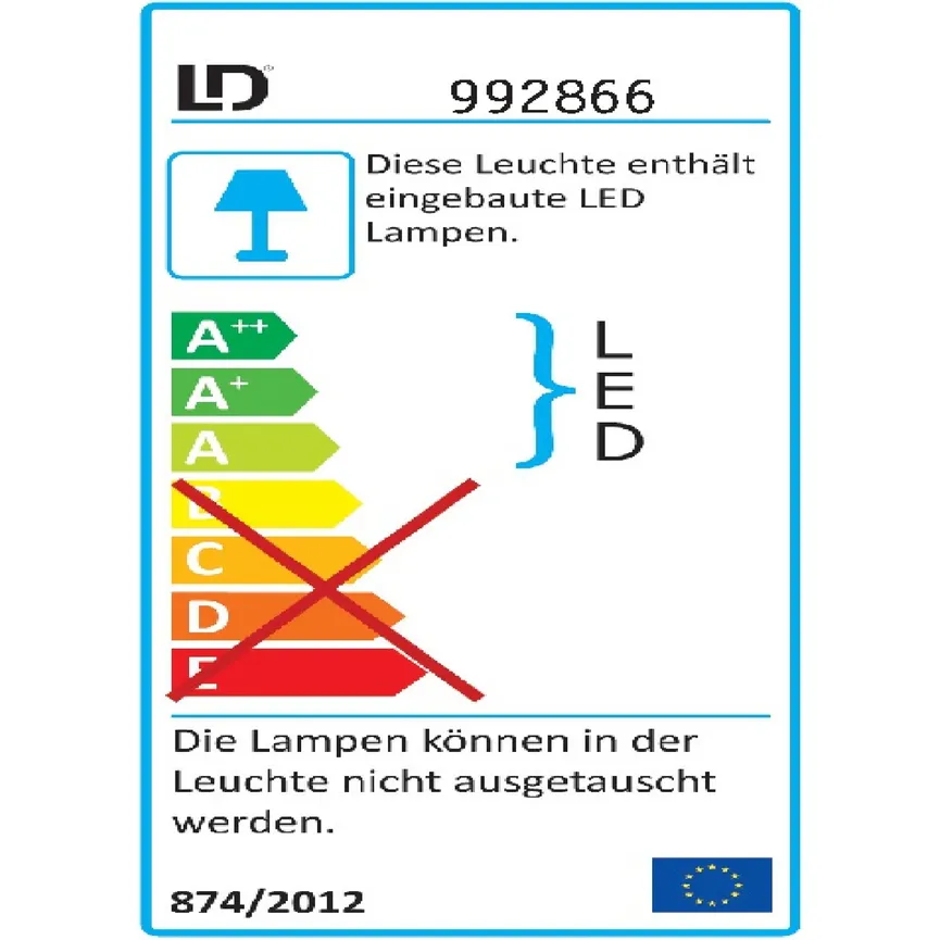 Deckenleuchte "Tim" energielabel