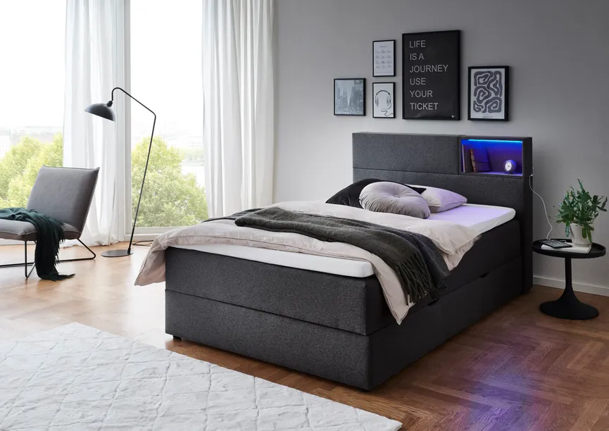 Boxspringbett LF 120x200 milieu