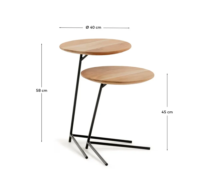 Beistelltisch 2er Set detail