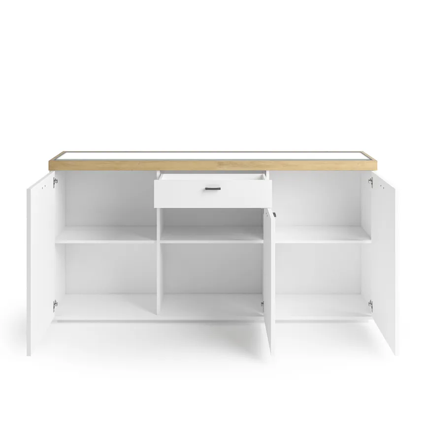 Sideboard 3-trg., detail