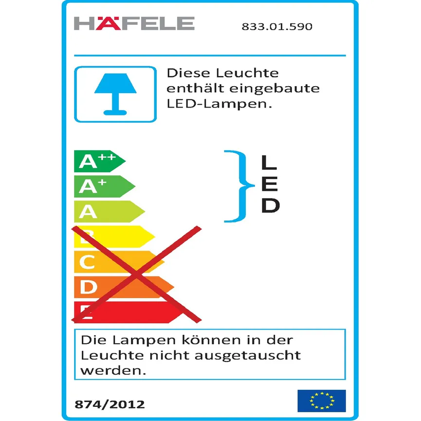 *Spiegelschrank Lynd 60 energielabel