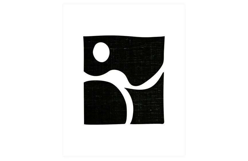 Poster "Simple Black" hauptaufnahme