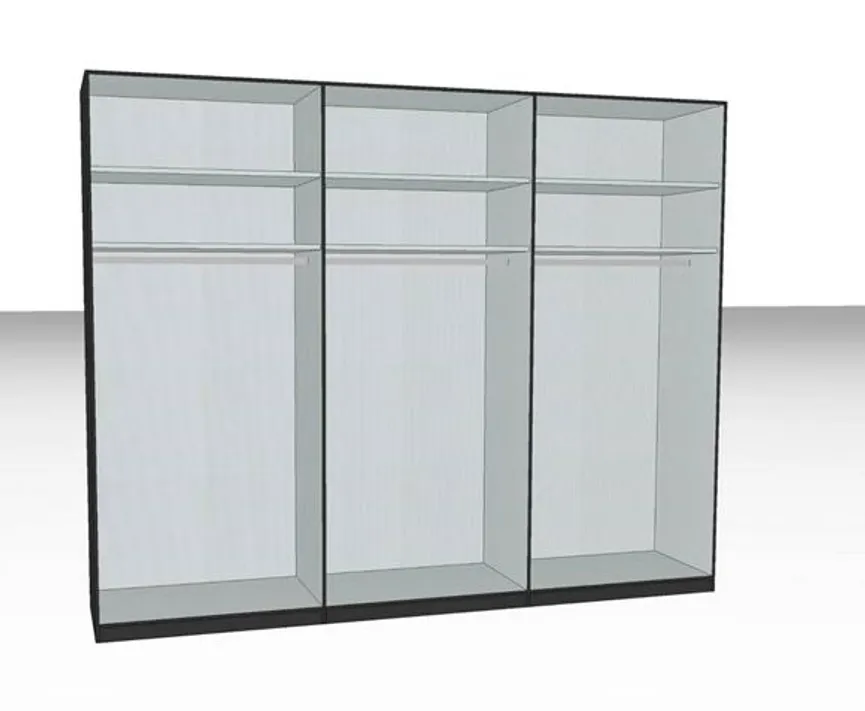 Drehtürenschrank detail