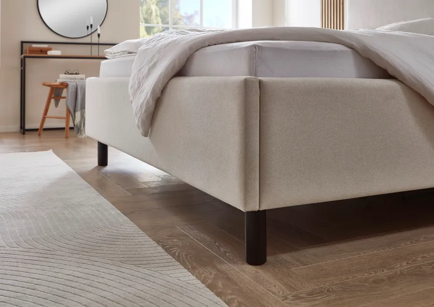 Polsterbett mit Lift-Funktion detail