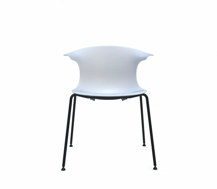 Stuhl 4 Legs black detail