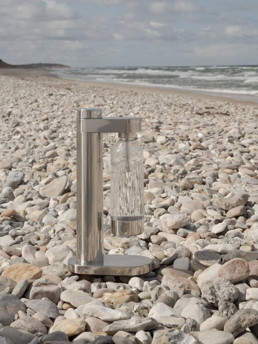 Wassersprudler "Brus" silber milieu