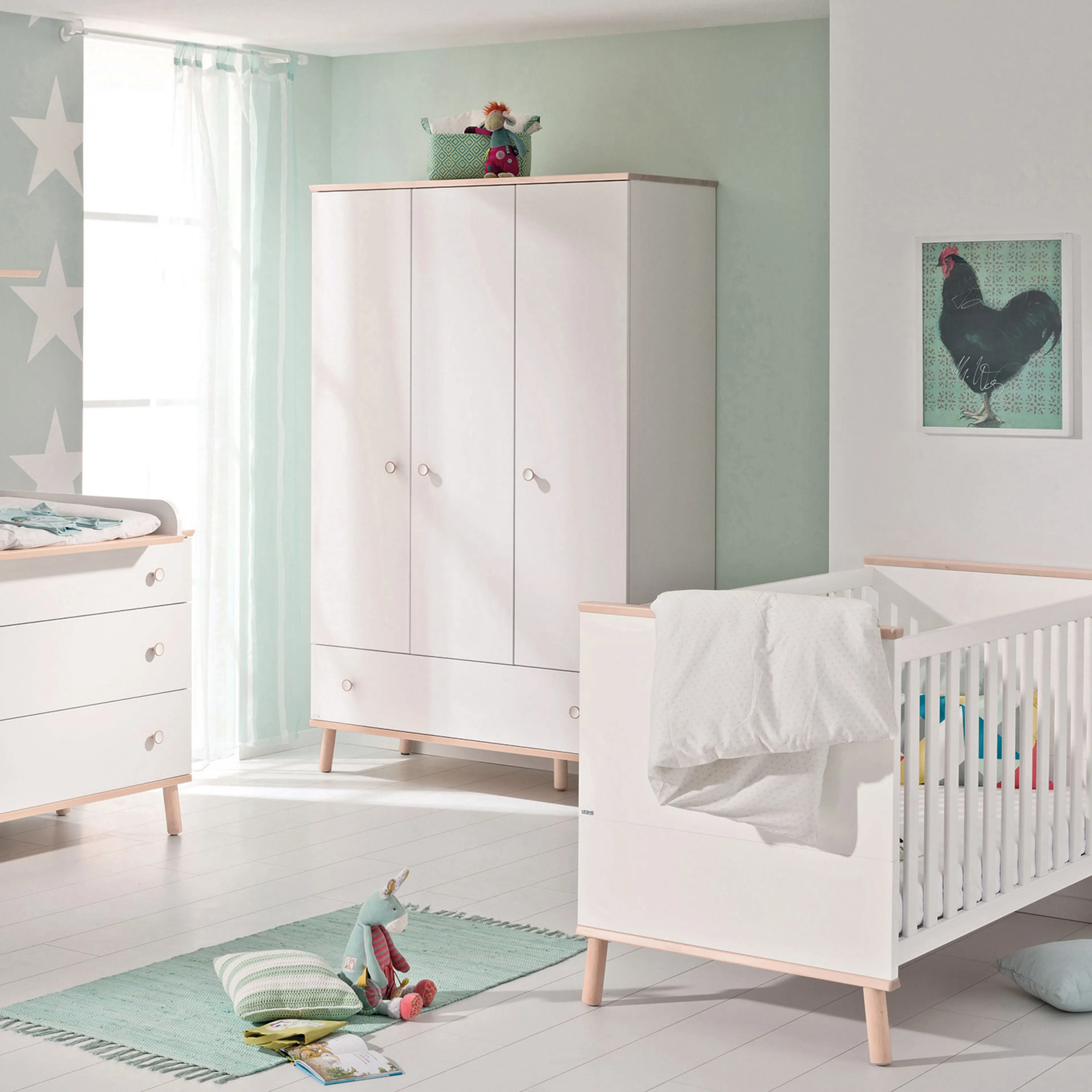 Kleiderschrank Ylvie 125 x 198 cm