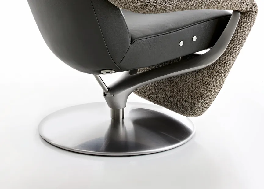 Sessel Yoko-3 DT nickel detail