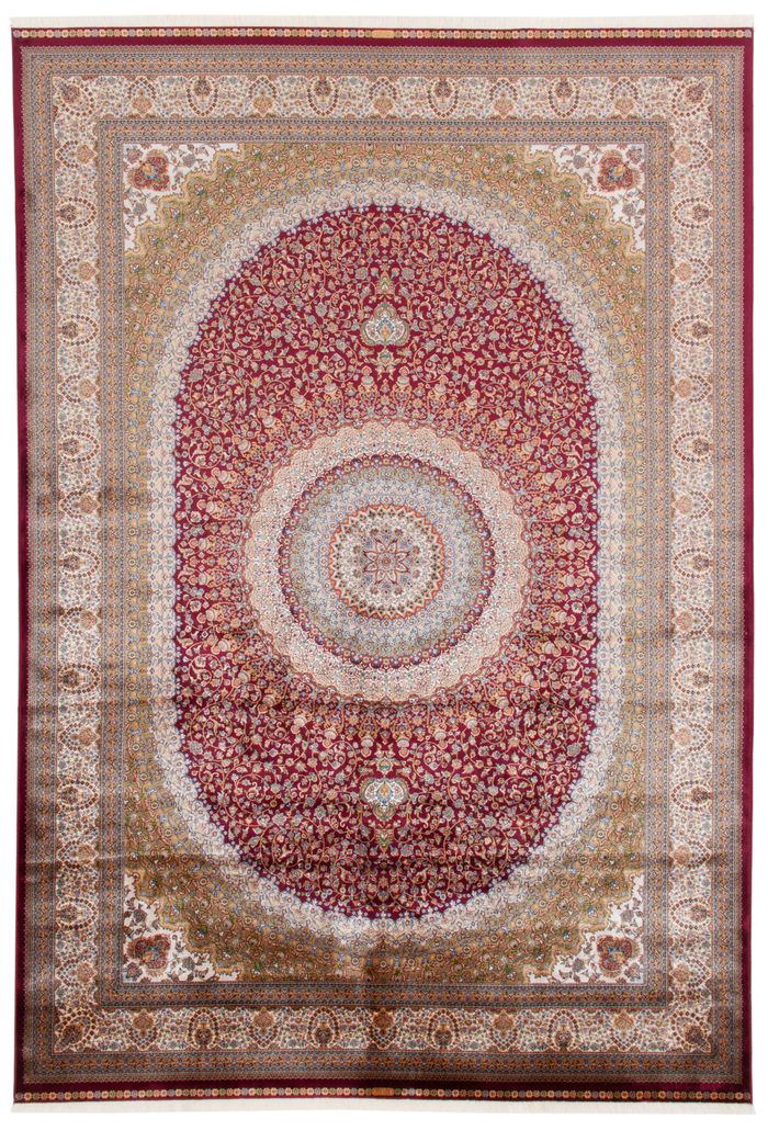 Webteppich Rot Pur 80 x 150 cm