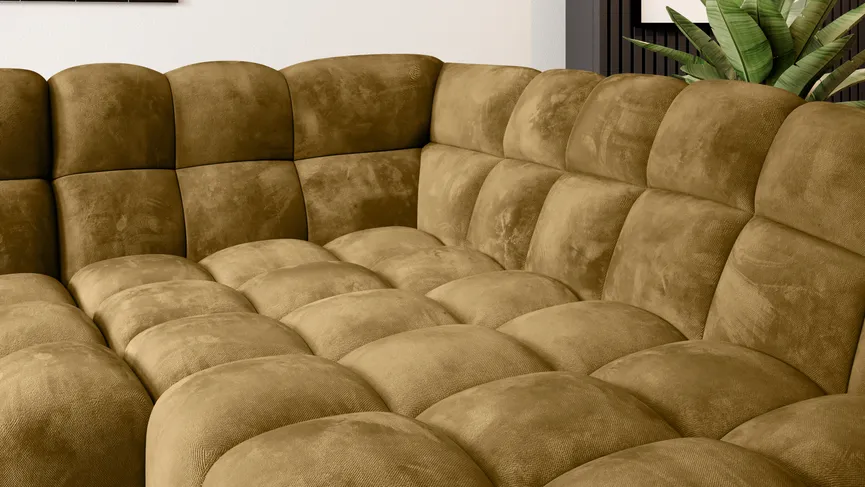 Ecksofa motorisch detail