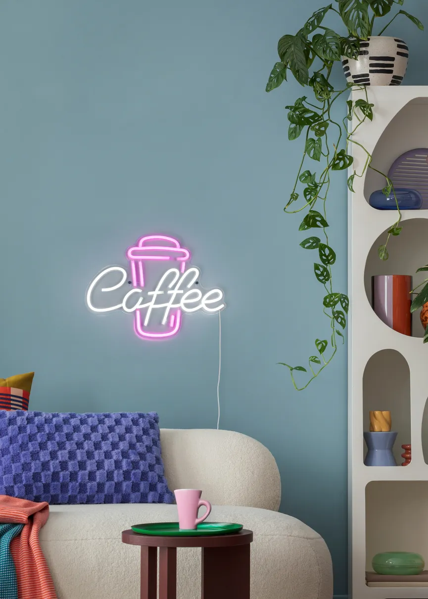 LED-Wandleuchte "Coffee" milieu