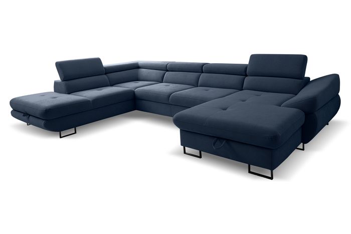 Wohnlandschaft Blau Fabio