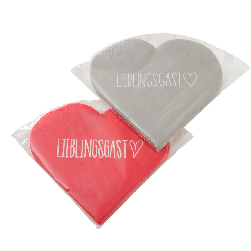 Servietten "Liebling" 12er-Set hauptaufnahme