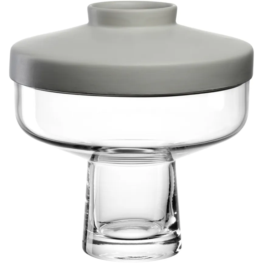 Vase "Riva" 2-tlg. grau hauptaufnahme